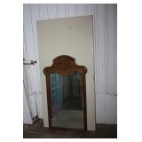 Folding Table 36 x 72 x 30H & Mirror 29 x 50
