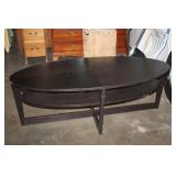 Oval Coffee Table 56 x 26 x 19H
