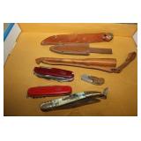 Various Knives & Cases