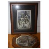 Wolf Print & Plate