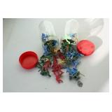 2 Jars of Toy Soldiers