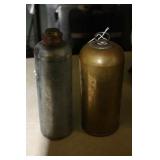 2 Vintage Metal Containers