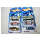 6 Hot Wheels