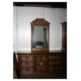 Dresser & Mirror 67 x 18 x 84H
