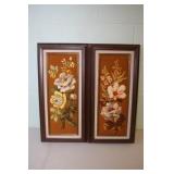 2 Framed Tapestries