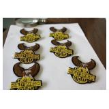 6 Harley Davidson Badges