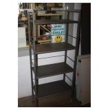 Metal Shelf on Wheels 24 x 14 x 56H