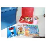Selection of Kids Books & Pencil Crayons
