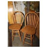2 Swivel Bar Stools