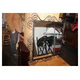Lovely Metal Frame Mirror 29 x 29