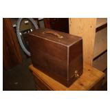 Wooden Sewing Machine Box