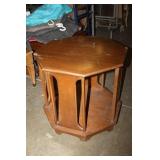 Wooden Side Table 23.5D x 22H