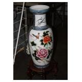 Large Vase on Stand 32H