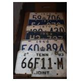 Vintage Number Plates