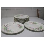 12 Vintage Royal Doulton 'Bell Heather' Dinner