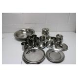 Partial Stainless Steel Dinner Set