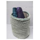 2 Yoga/Exercise Mats in Basket