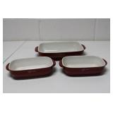 3 Small/Medium Size Lagostina Dishes