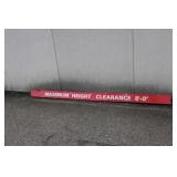 MAX Height Clearance Metal Sign 114L