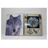 2 Wooden Wall Plaques 16x20