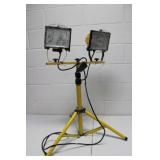 2 Lamp, Workman`s Light on Stand