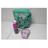 Headphones, Water Bottle, Shoppers