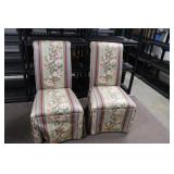 Pair of Vintage Style Parson Chairs