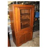 Wooden Curio / Storage Cabinet 32x16.5x61H