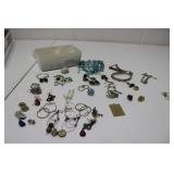 Costume Jewellery incl Pierced Ear Rings & More