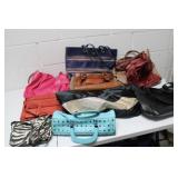 Assorted Purses, some peeling