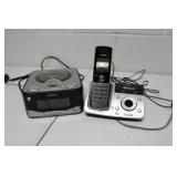 RCA CD Clock Radio & VTech Cordless Phone