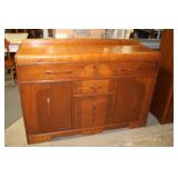 Art Deco Waterfall Front Buffet with Intricate