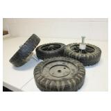 Wheel Assemblies for Lawn Mowers