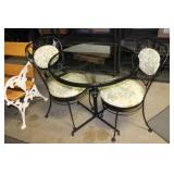 Lovely Bistro Set Table 30D & 2 Chairs- weather