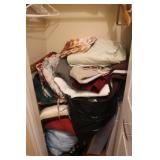 Contents of Hallway Closet incl Blankets & More