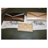 2 Italian Purses & Beaded Clutch Bag