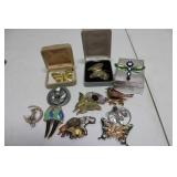 Lovely Costume Jewellery  Brooches