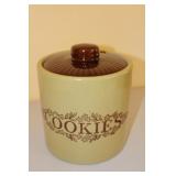 Monmouth Pottery, Cookies Stoneware Crock 8.5H
