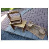 3 Decorative Wood Pieces