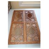 Carved Wooden Wall Haning 24.5x16