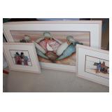 3 Framed Pictures