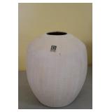 Broste - Copenhagen White Ceramic Vase 9.5H