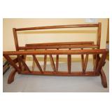Wooden Magazine Rack