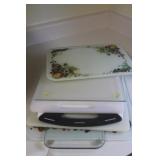 Selection of Cutting Boards incl Glass