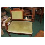 Antique Bustle Chair- Victorian Style