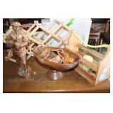 Wooden Lot incl Winerack