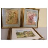 3 Framed Prints 17x14