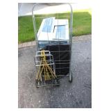 2 Folding Grocery Carts