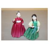 2 Small Royal Doultons 'Francine & 'Vanity'