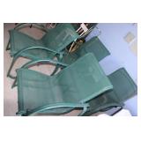 4 Stackable Lawn Chairs